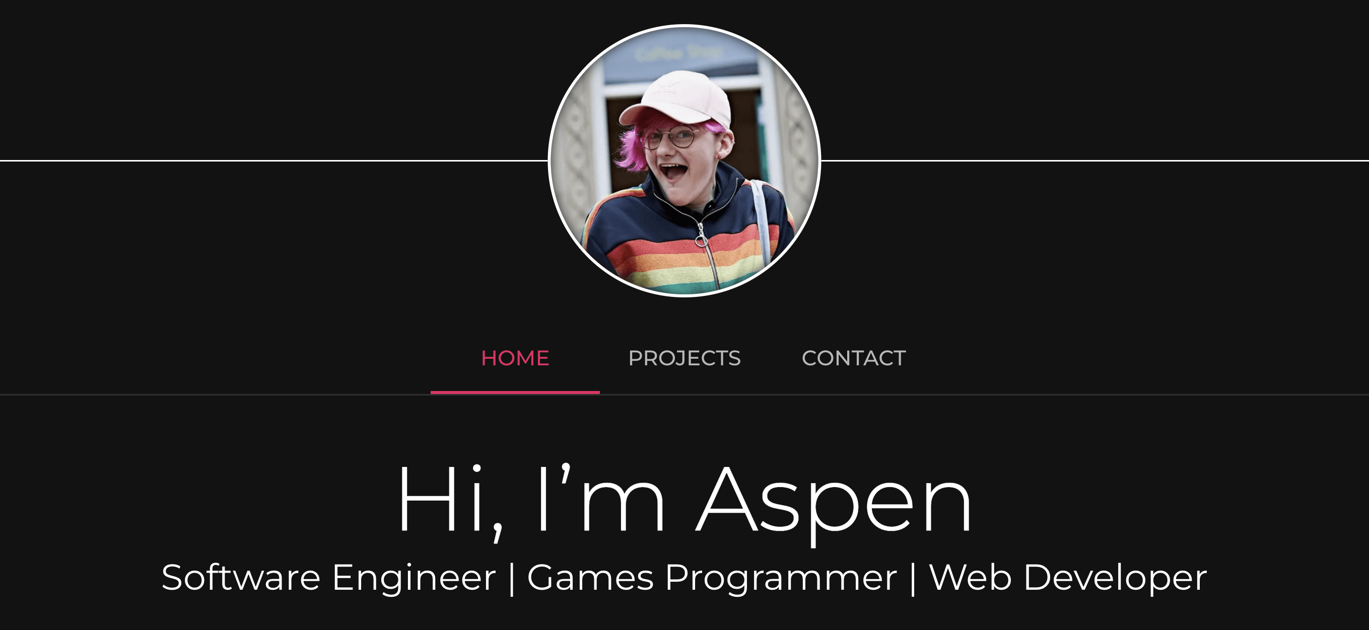 Portfolio Header